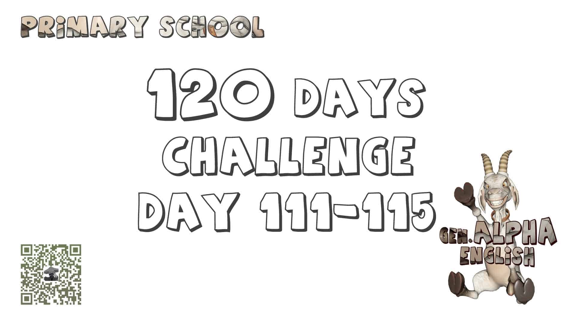 120 days challenge to memorise 1200 Guangzhou Primary School P3-6 English words.