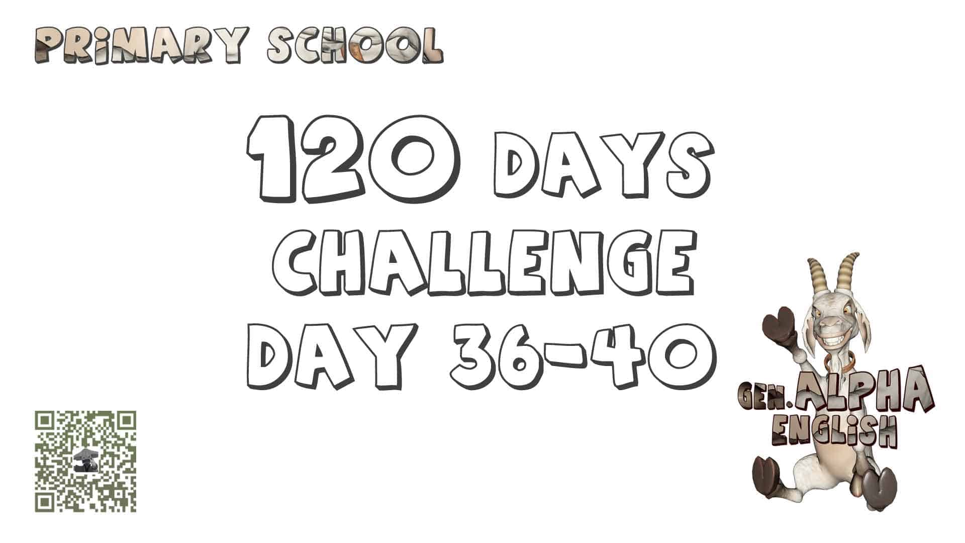 120 days challenge to memorise 1200 Guangzhou Primary School P3-6 English words.